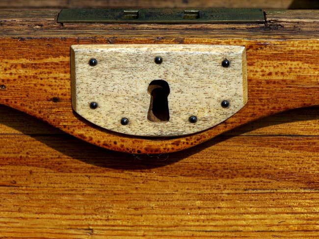 A Fine and Rare Ships' Carpenter's Whalebone Mounted Tool Box circa 1890 — image 9